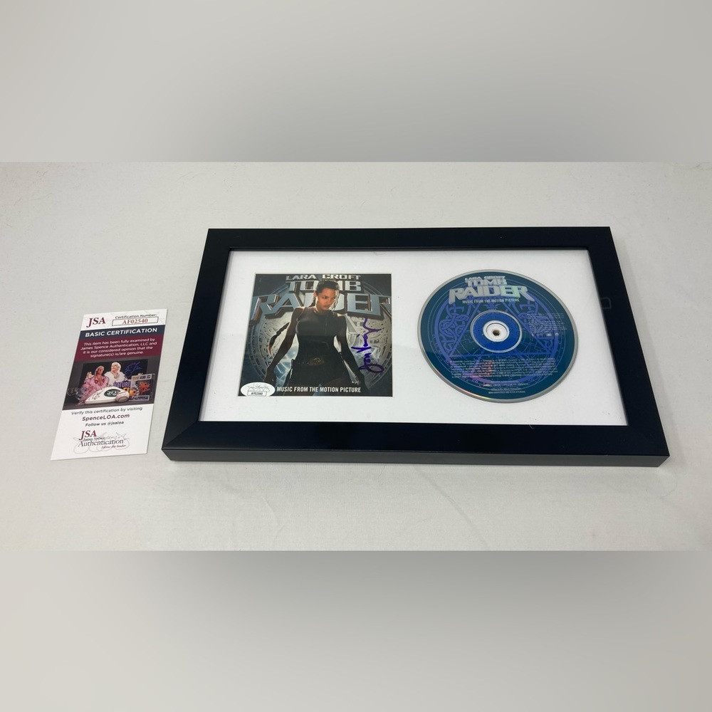 Jon Voight signed Tomb Raider Framed CD Cover JSA COA